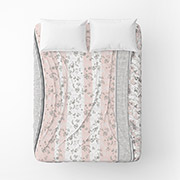 Простирадло Затишок бязь Home Line сіро-рожевий