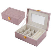 Органайзер для прикрас 20х14х7.5 см Lefard 819-040-2 рожевий