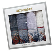 Набір із 4 махрових рушників Eva Altinbasak