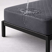 Наматрацник водонепроникний натяжний Аквастоп Iron Grey Ютек з бортом