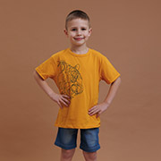 Футболка для хлопчика ФБ979 супрем Бембі E00-охра
