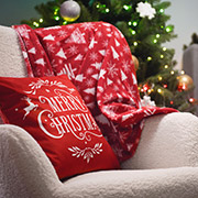 Флісовий плед Засніжені ялинки Fleece Ardesto