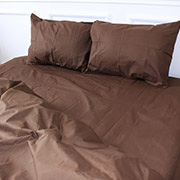 Простирадло на гумці 19-1217 Chocolate Perla ranforce-elite MirSon