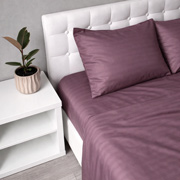 Комплект постільної білизни Fiber Violet Stripe Emily мікрофібра фіолетовий