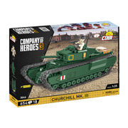 Конструктор Company of Heroes 3 Танк Mk III Черчилль 654 деталі Cobi COBI-3046
