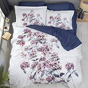 Постільна білизна Luanda Blue сатин 3D First choice