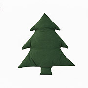 Декоративная новогодняя подушка-игрушка Елка Прованс зеленая