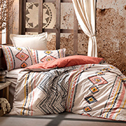 Постільна білизна ранфорс Cotton Box Ethnic Felix Kiremit
