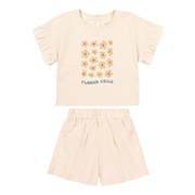 Костюм для дівчинки КС779 футболка та шорти Бембі 200-молочний