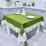 Скатертина великодня лляна з вишивкою SKVV038A LiMaSo