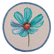 Серветка підставна під тарілку гобеленова Польові квіти Limaso ROUND1002-10D