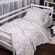 Постільна білизна в дитяче ліжечко 018 Unicorn фланель MirSon