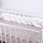 Велюровая коса Kids Time 28-0001 White Velvet MirSon