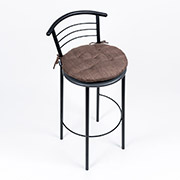 Кругла подушка для стільця Jordan Sonex коричнева