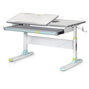 Дитячий стіл Mealux Vancouver BL Lite BD-620 W/G MC + BL Lite