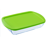 Форма з кришкою прямокутна Pyrex Cook&Store 40х27х7см 4.5л 240P002/7644