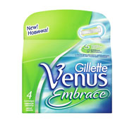 Змінні касети для гоління Gillette Venus Embrace 4 шт 55527