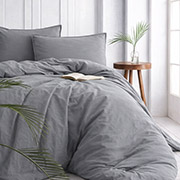 Комплект постільної білизни SoundSleep Stonewash Adriatic dark gray темно-сірий