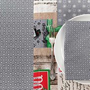 Салфетка Merry Christmas Прованс серая