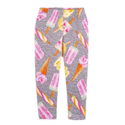Дитячі легінси Мамин Дім LEG15047 Сірий з принтом