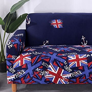 Чохол на крісло біфлекс Homytex Британія синя