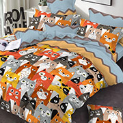 Постільна білизна 101417 Котячий хор-5 бязь-люкс Selena