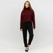 Штани в'язані Casual Прованс чорні