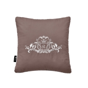 Подушка антиалергенна з вишивкою Модерн Ideia 8-11131 шоколад