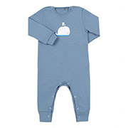 Комбінезон-чоловічок для хлопчика КБ201 інтерлок Bembi 40F-блакитний