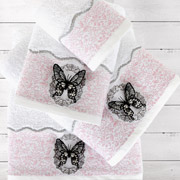 Рушник махровий Irya New Mira pembe рожеве