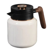 Чайник-термос с заварником и датчиком температуры 1 л Yiwu HP-14-51W белый