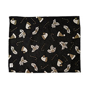 Серветка новорічна Шапочки на чорному Прованс