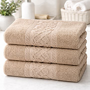 Рушник махровий Lola SoundSleep 500г бежевий