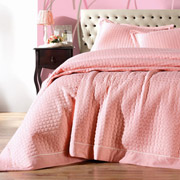 Покривало з наволочками Cotton Box Diamond pudra