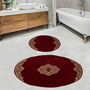 Набір килимків у ванну кімнату Nice gold Diva з гіпюром