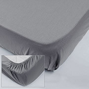 Простирадло на гумці з ранфорса PR80R-Ran-147Gray SoundSleep сіра