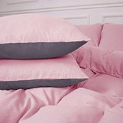 Наволочка 001-008 Ash grey Pink фланель MirSon