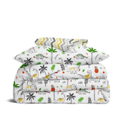 Дитяча постільна білизна в ліжечко DINO CS25 Cosas жовтий