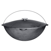 Казан татарський чавунний з кришкою Біол 12 л 0912