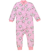 Комбінезон-чоловічок для дівчинки 1502261кр футер Татошка рожевий