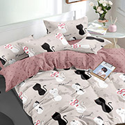 Постільна білизна Березневі кошенята сатин Selena 300336