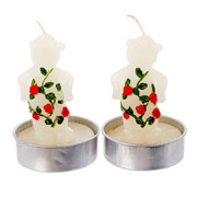 Набір свічок 2 шт 7,5х7,2х7,7 см Ведмежата Lefard 065-144