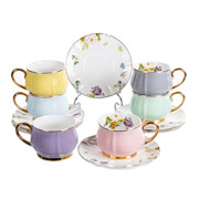 Набір кавовий порцеляновий 12 предметів 100 мл Lefard 975-060