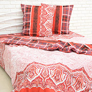 Постільна білизна 40-0791 Bordo Red бязь gold Nostra