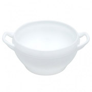 Бульйонниця біла з вушками 540мл Luminarc Bols 32305