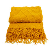 Плед Saffron Lefard гірчичний