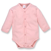 Боді для дівчинки 1433151пуд інтерлок Татошка рожевий