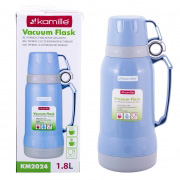 Термос Kamille 1800мл 2024 блакитний