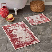 Набір килимків у ванну кімнату Lery Sarah Anderson kirmizi червоний