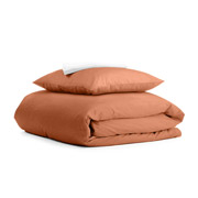 Комплект підліткового постільної білизни Cosas Terrakot White